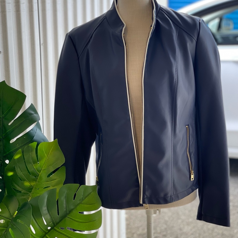 Faux Leather Jacket